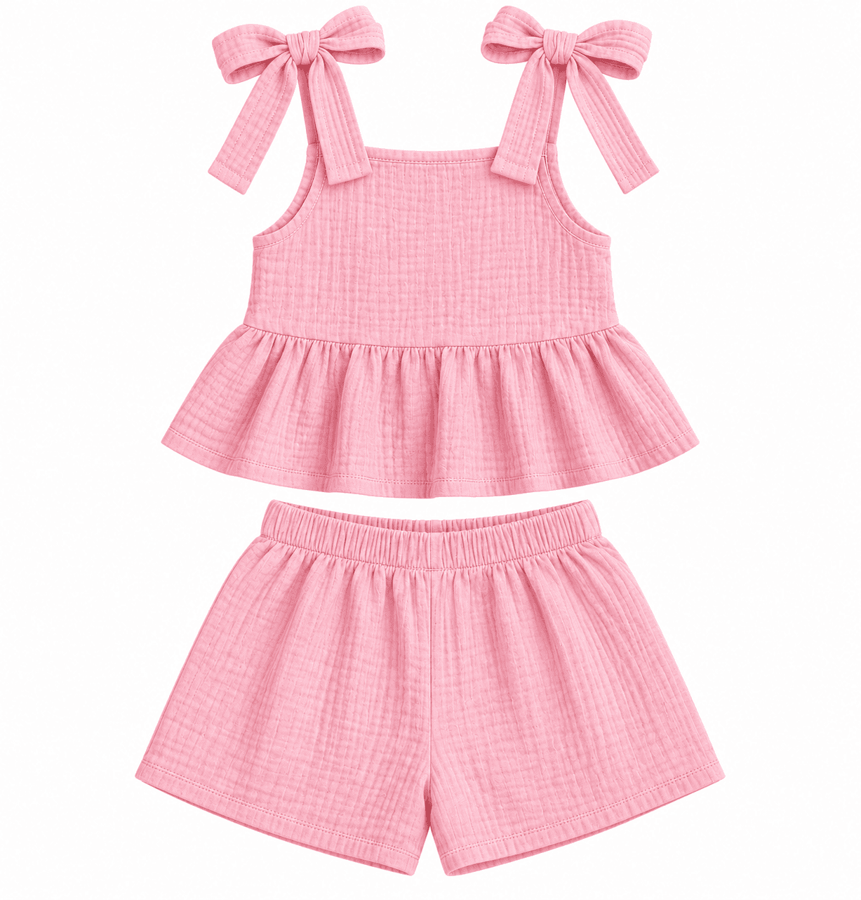Summer Bow Set Pink - Tampilan 1